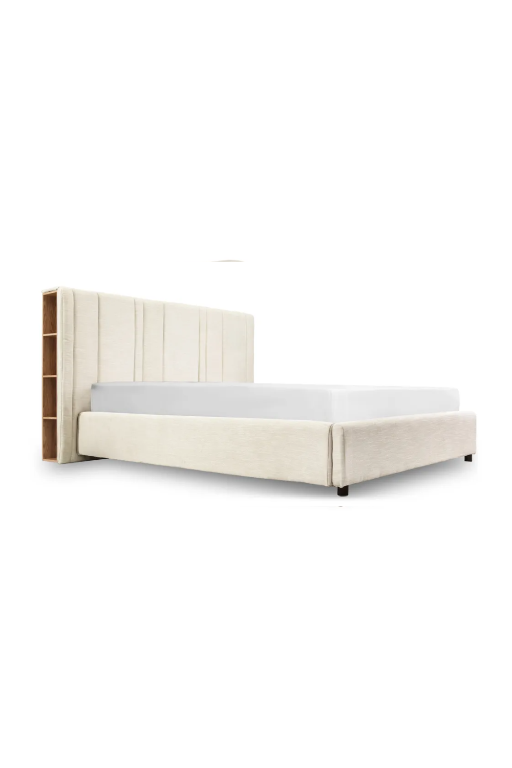 Cream 4-Compartment King Bed | NV Gallery Infinity