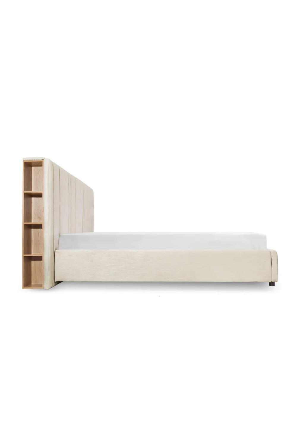 Cream 4-Compartment King Bed | NV Gallery Infinity