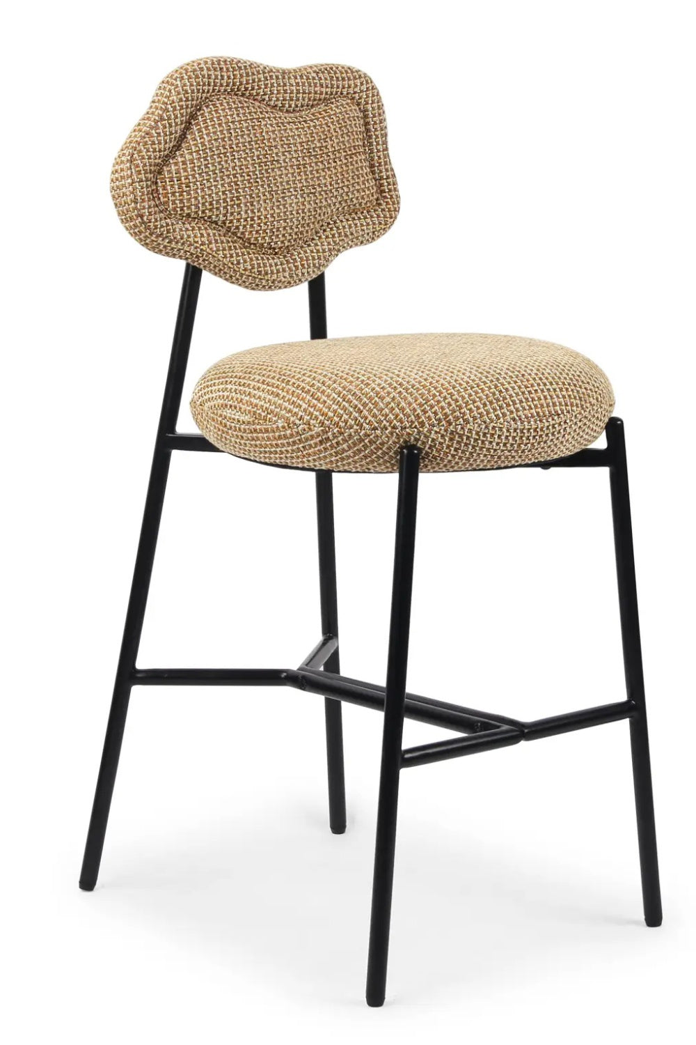 Organic-Shaped Back Bar Stool | NV Gallery Arty | Oroa.com