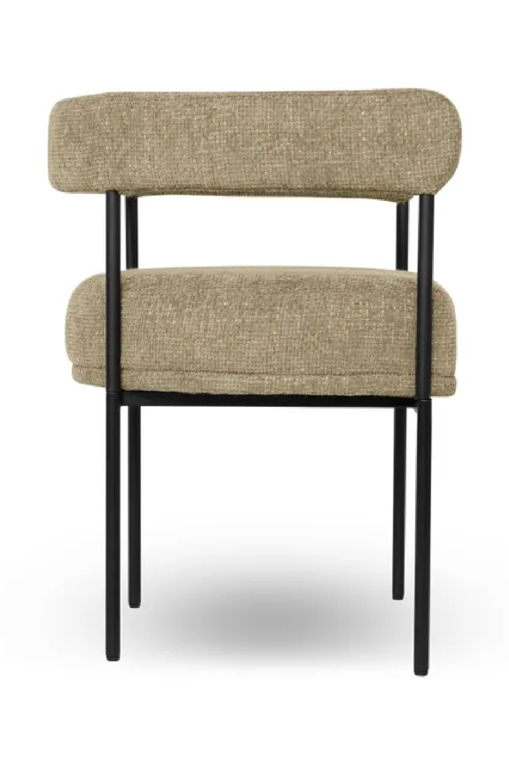 Metal Framed Curved Dining Chair | NV Gallery Arcade | Oroa.com