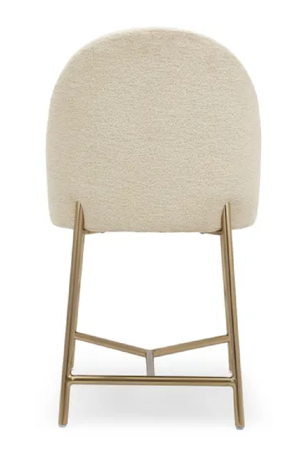 White Bouclé Dining Chair | NV Gallery Bane | Oroa.com
