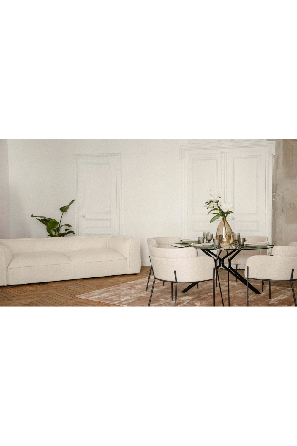 Layered Curve Back Dining Chair | NV Gallery Baron | Oroa.com