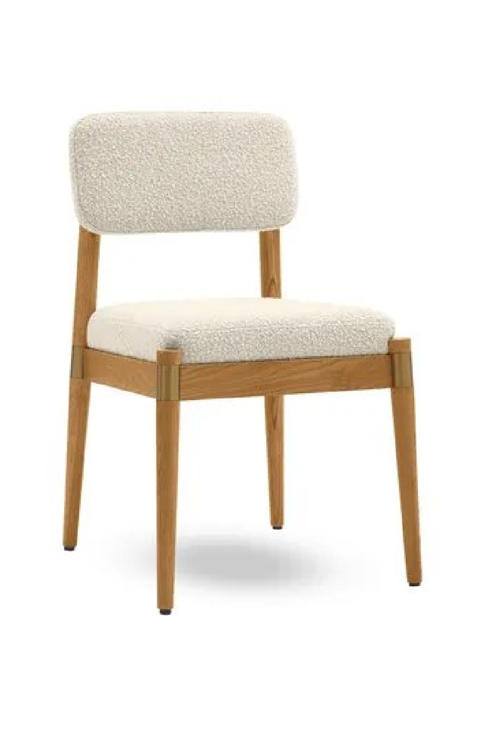 Wood Framed Bouclé Dining Chair | NV Gallery Lilay | Oroa.com