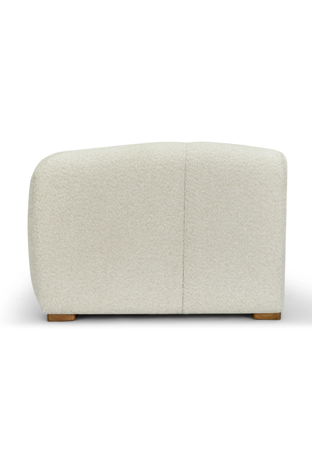 White Boucle Chaise Lounge | NV Gallery Belize | Oroa.com