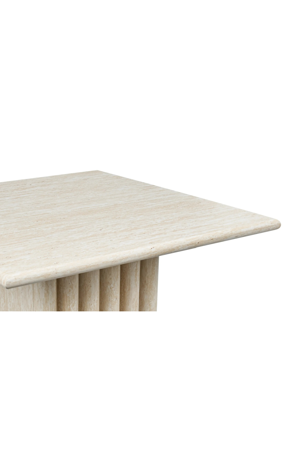 Layered Base Travertine Coffee Table | NV Gallery Artemis | Oroa.com