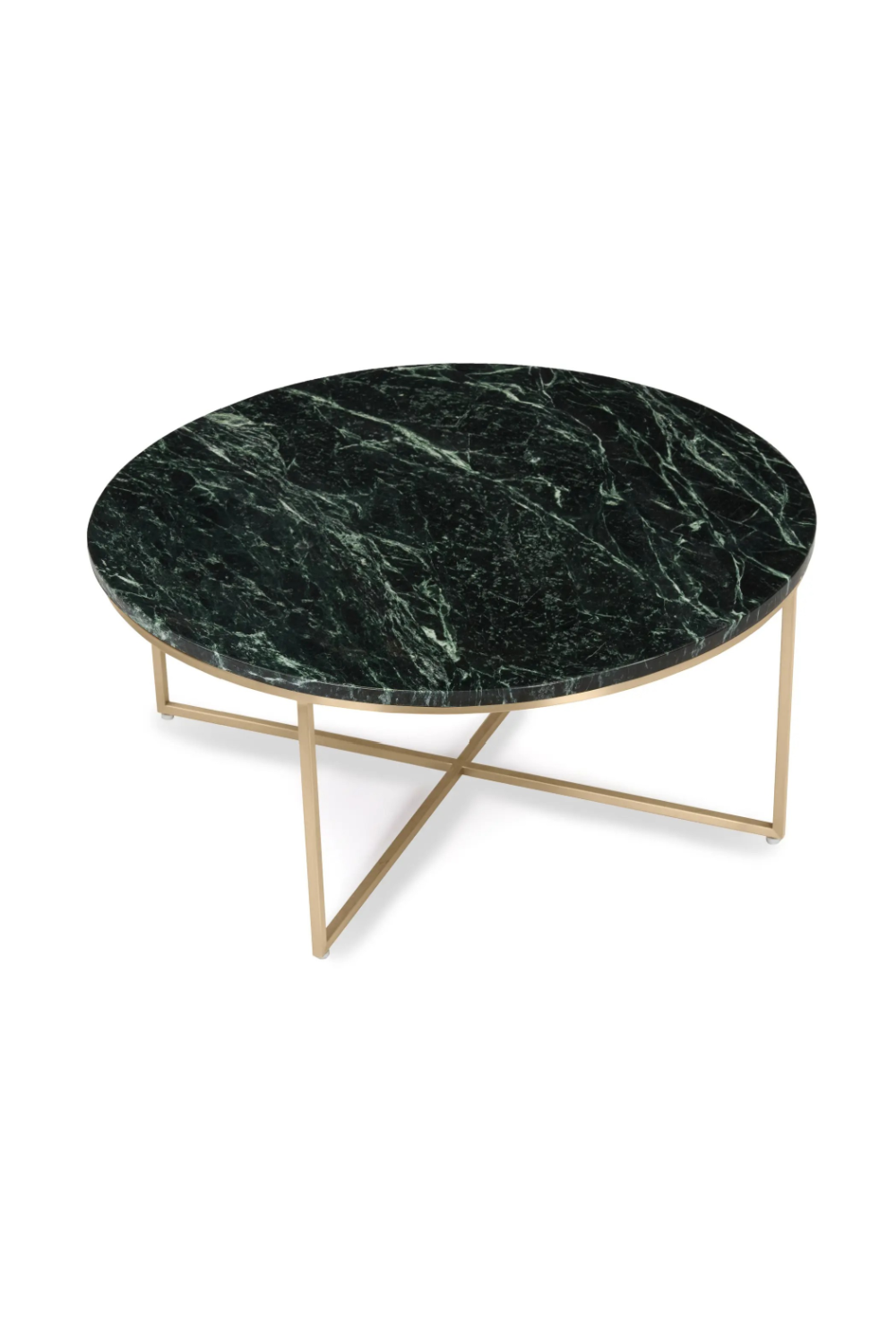 Gold Cross Base Coffee Table | NV Gallery Giselle | Oroa.com