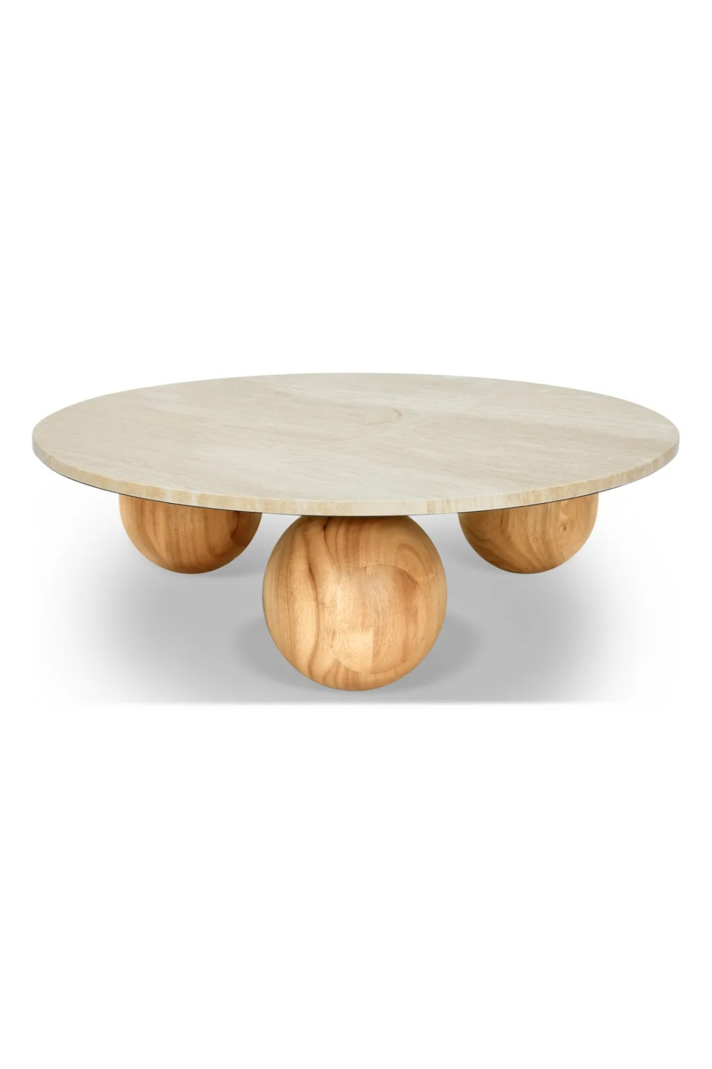 Wooden Sphere Legs Coffee Table | NV Gallery Gina | Oroa.com