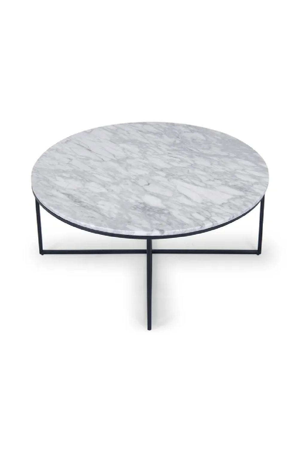 Black Cross Base Coffee Table | NV Gallery Giselle | OROA.com