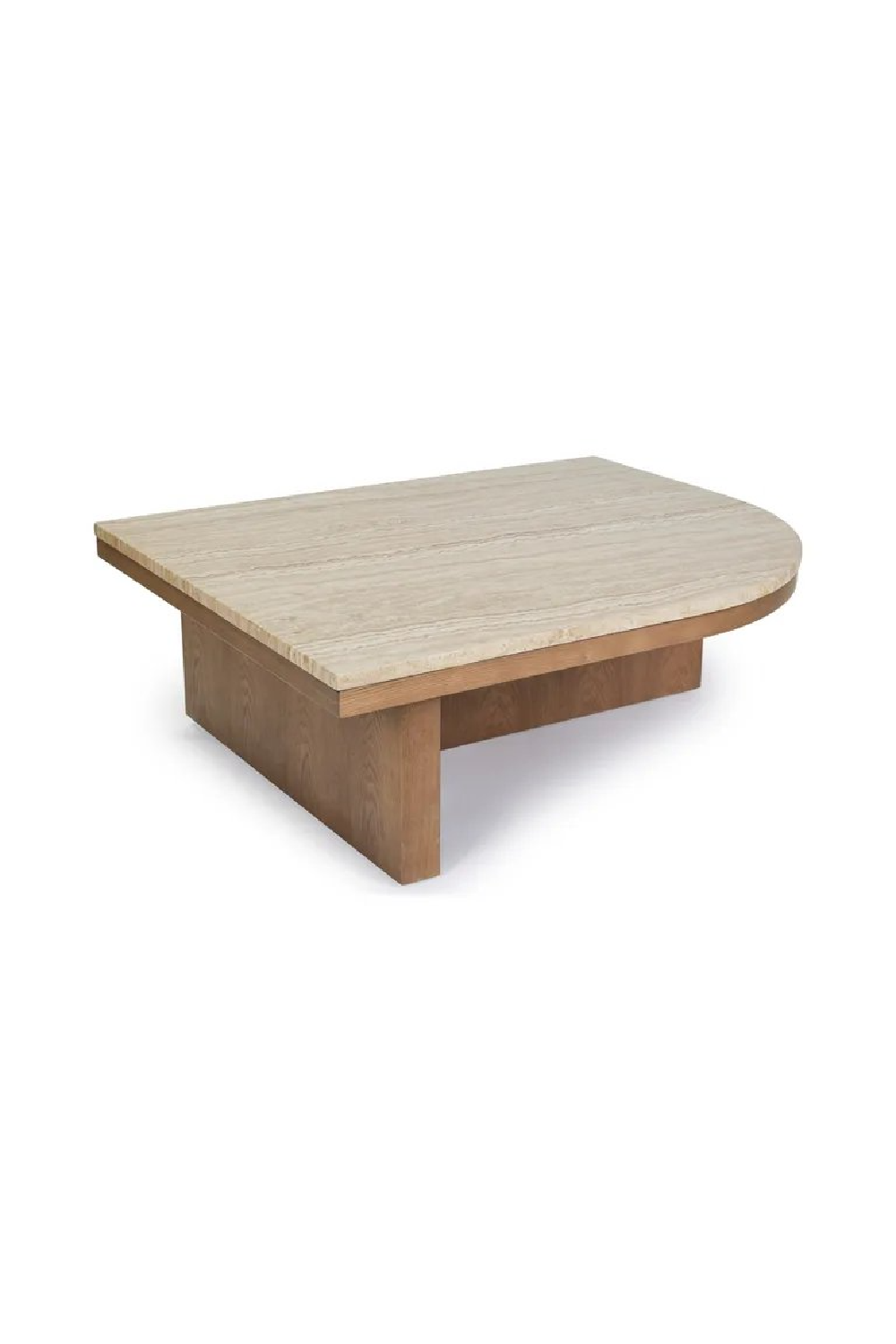Travertine Asymmetrical Coffee Table | NV Gallery Highland | Oroa.com