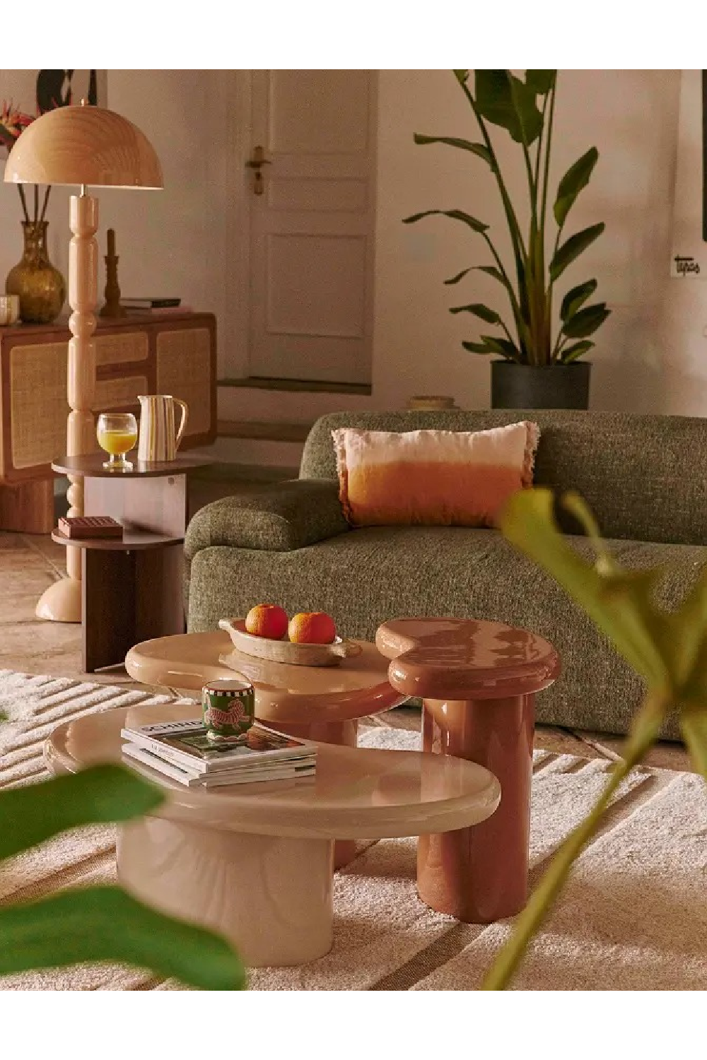 Fiberglass Modular Indoor/Outdoor Coffee Table | NV Gallery Monterosso | Oroa.com