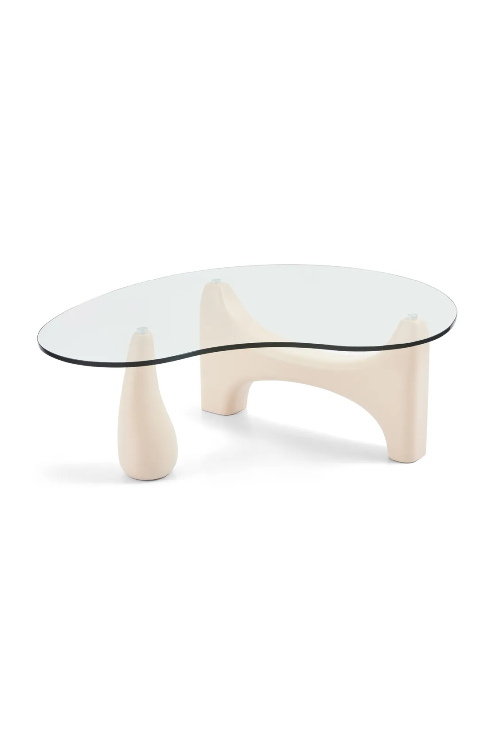 Curved Glass Coffee Table | NV Gallery Orwell | Oroa.com