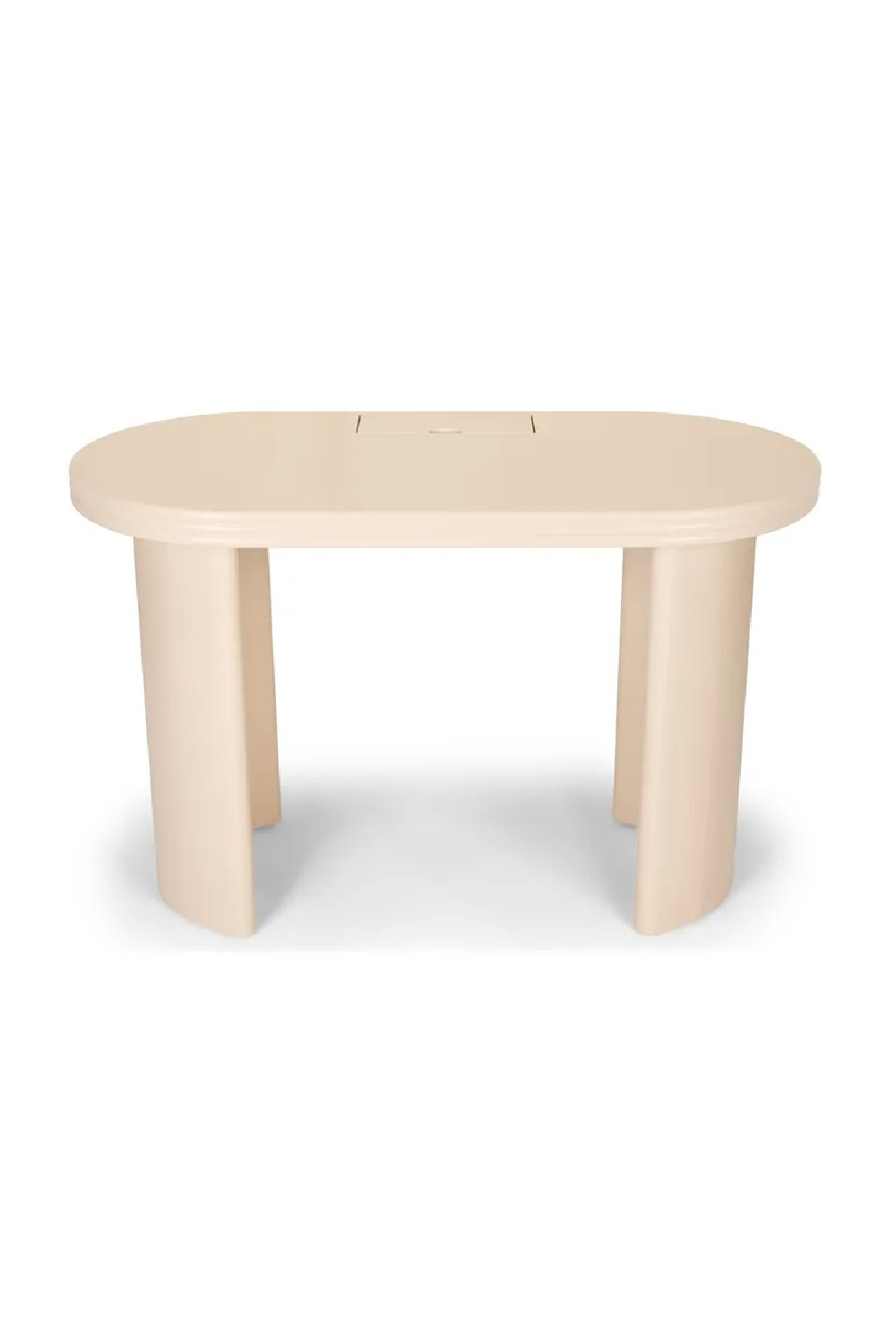 Matte Beige Desk | NV Gallery Mira | Oroa.com