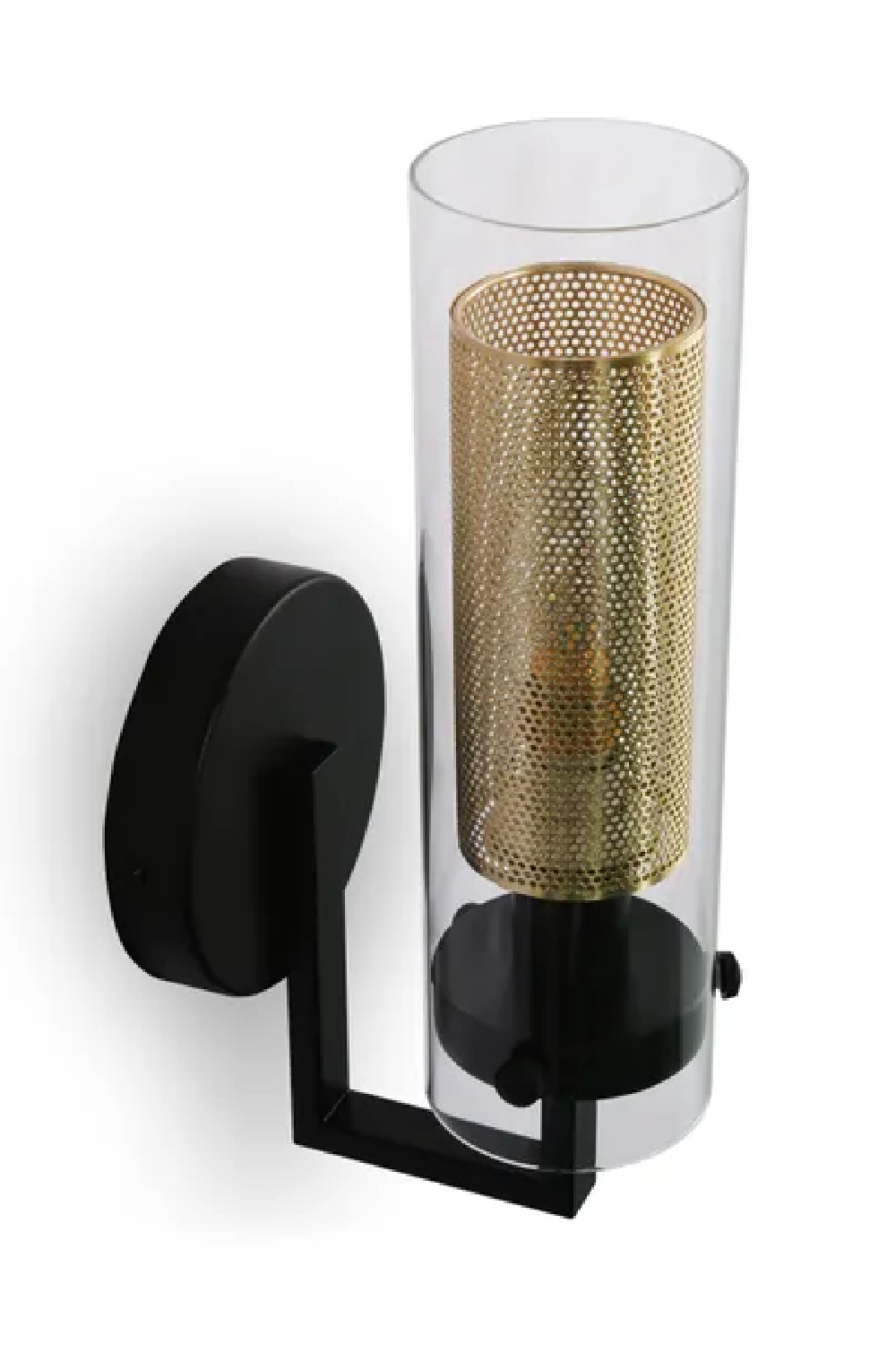 Cylindrical Gold Wall Lamp | NV Gallery Dawson | Oroa.com