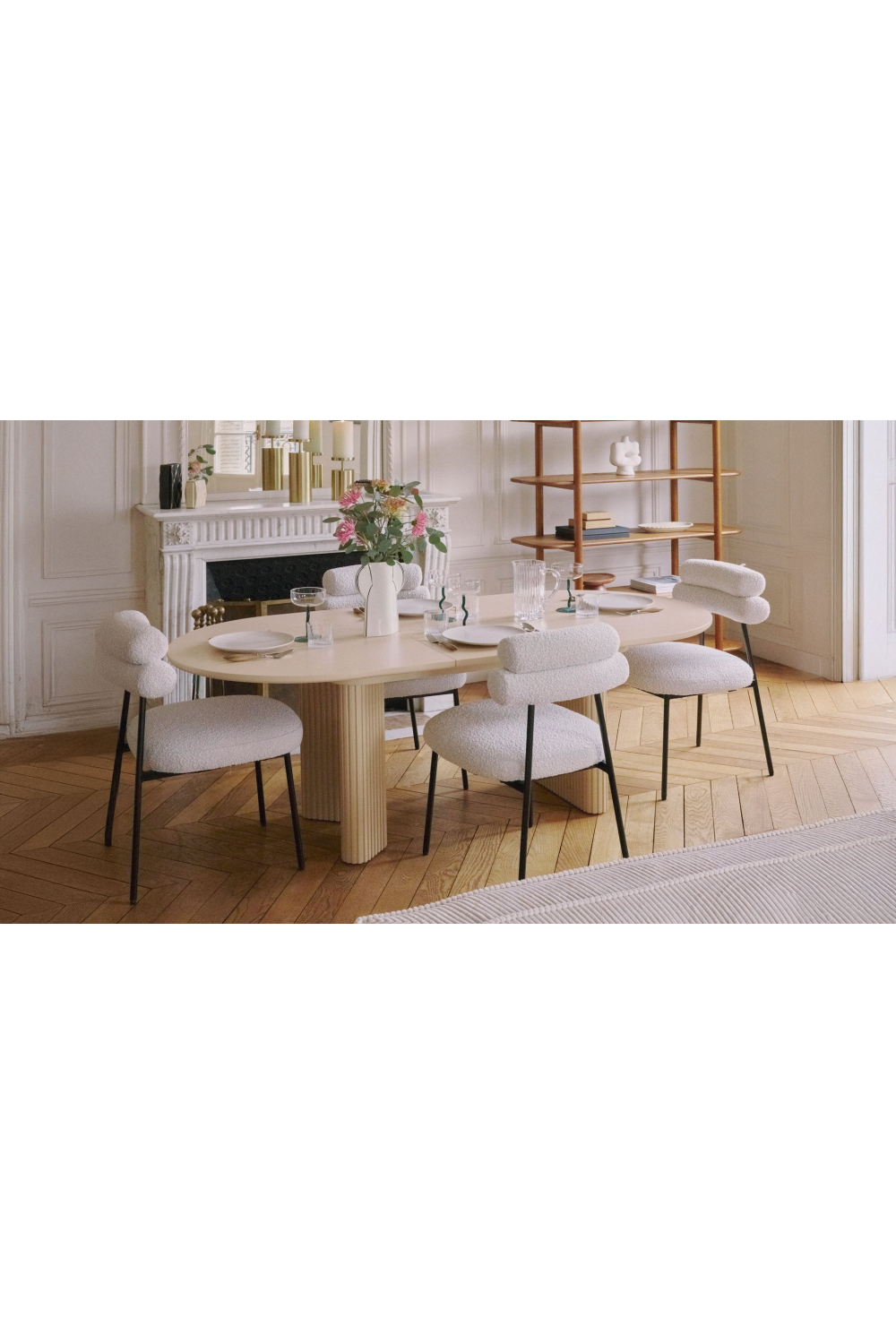Extendable Wooden Dining Table | NV Gallery Adriano | Oroa.com