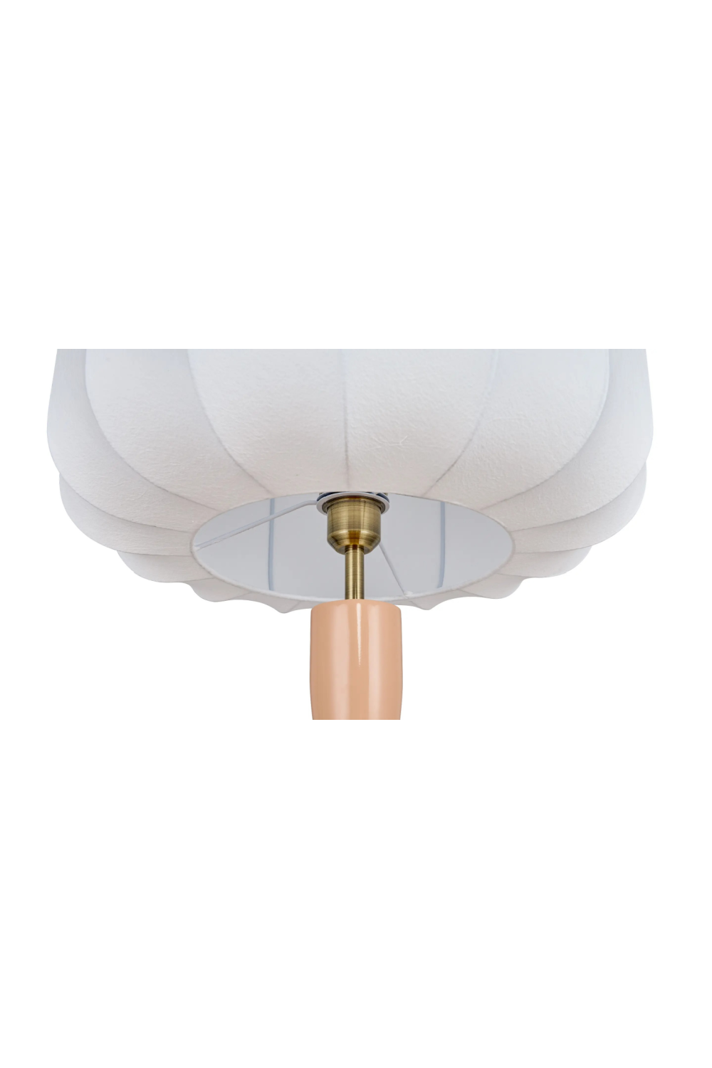 White Fluted Shade Floor Lamp | NV Gallery Hanaki | Oroa.com