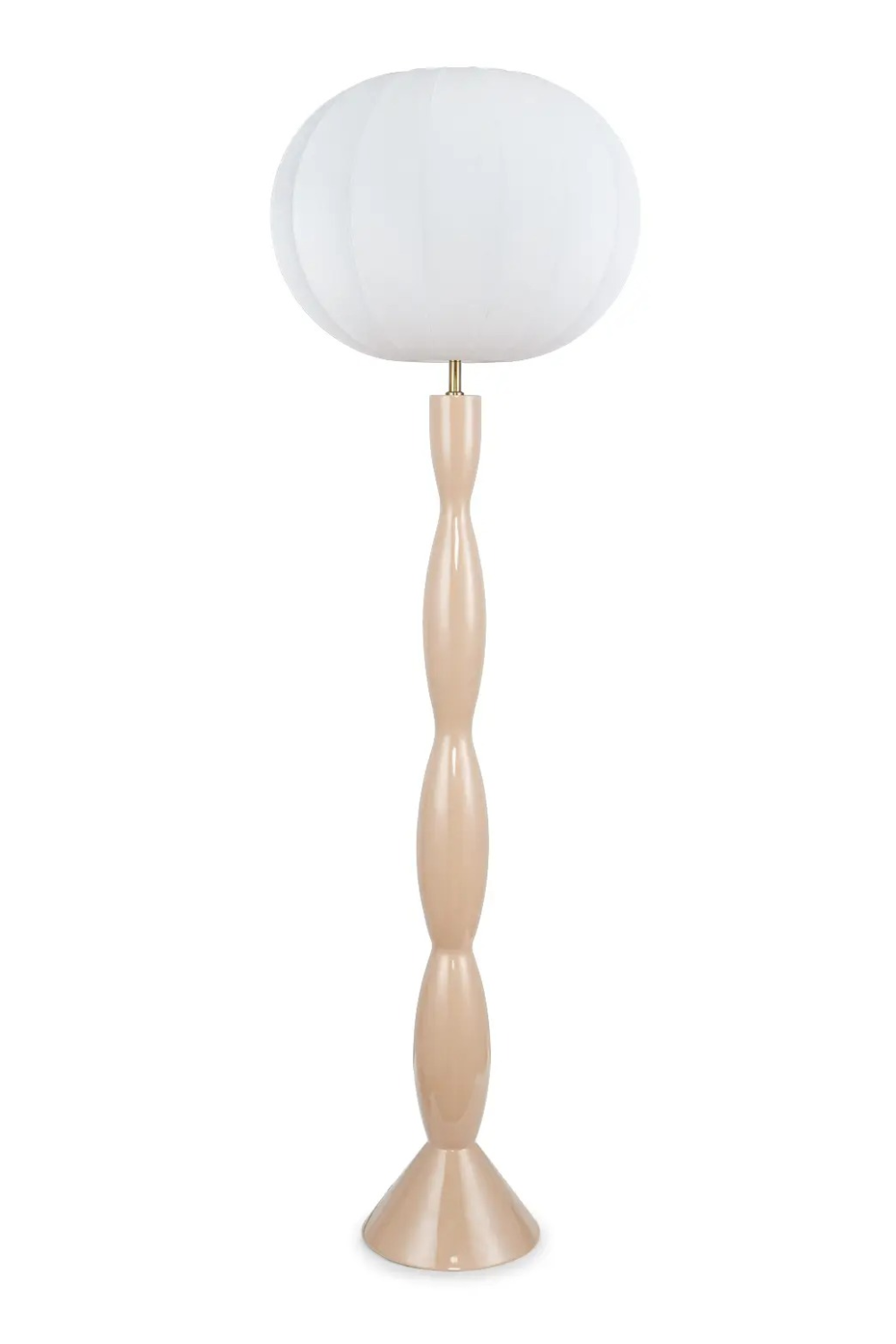 Beige Fiberglass Base Floor Lamp | NV Gallery Honiri | Oroa.com