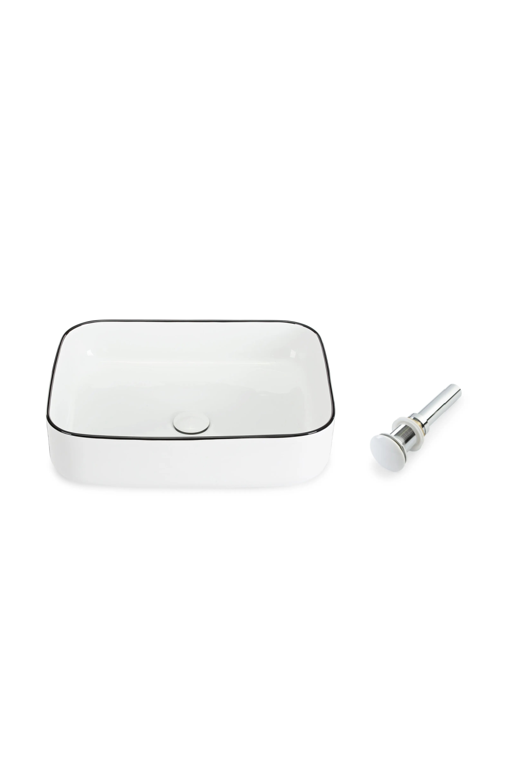 White Glazed Rectangular Sink S | NV Gallery Amsterdam | Oroa.com