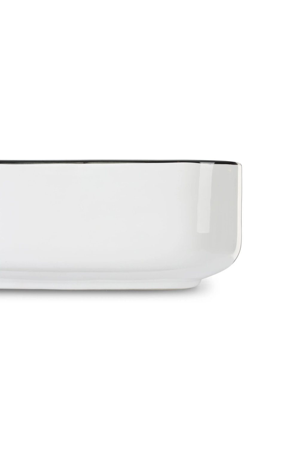 White Glazed Rectangular Sink S | NV Gallery Amsterdam | Oroa.com
