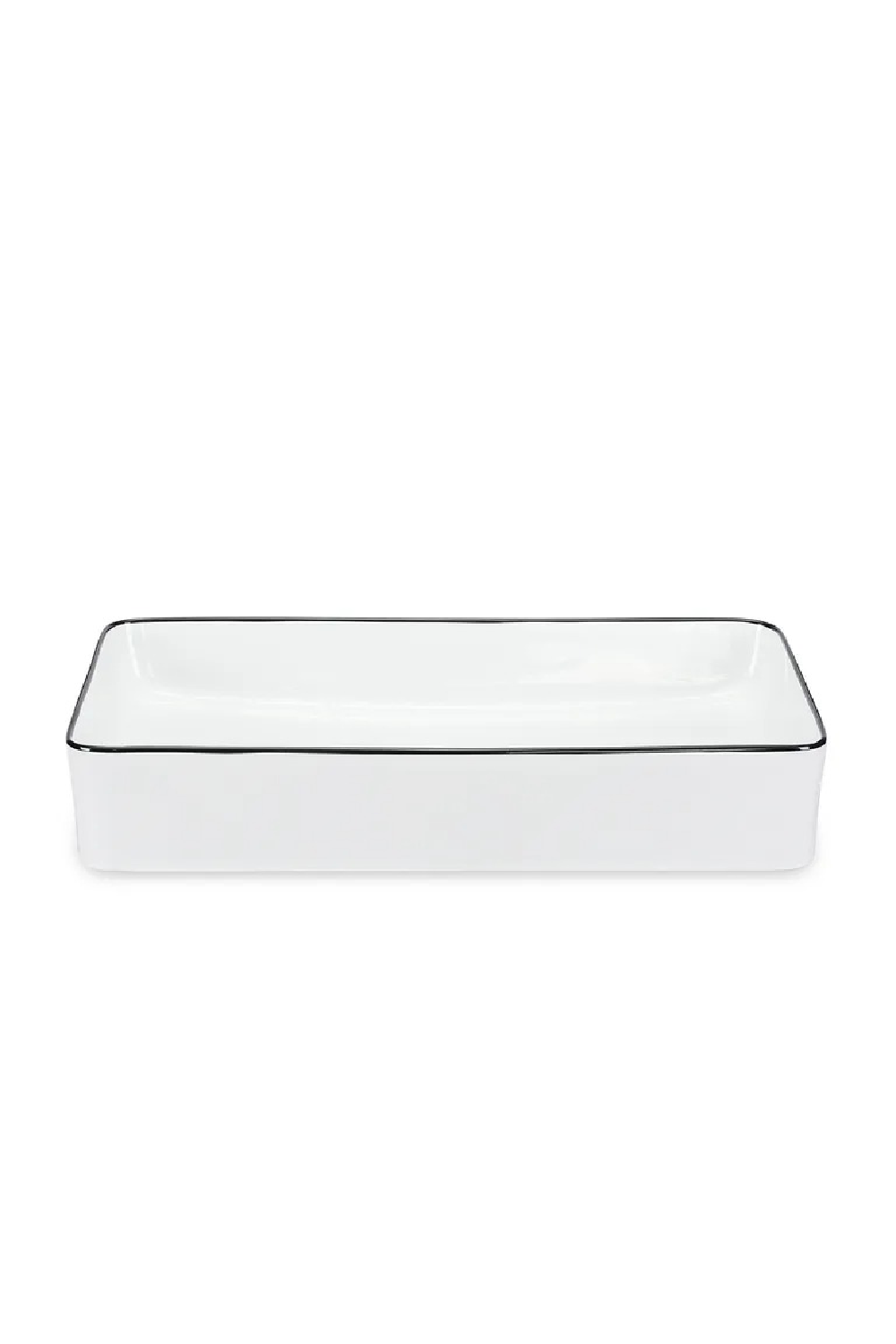 White Glazed Rectangular Sink | NV Gallery Amsterdam | Oroa.com