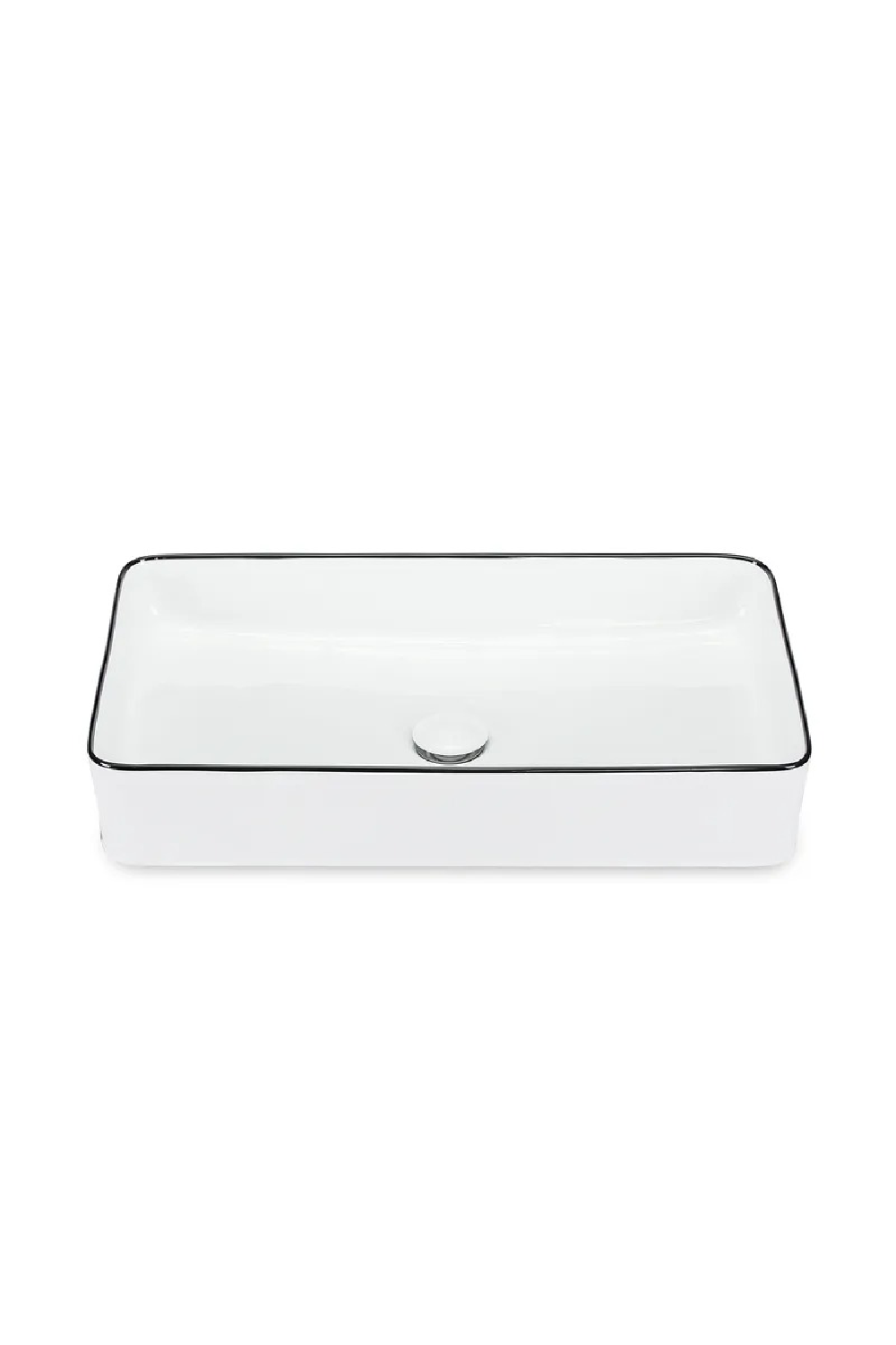 White Glazed Rectangular Sink | NV Gallery Amsterdam | Oroa.com