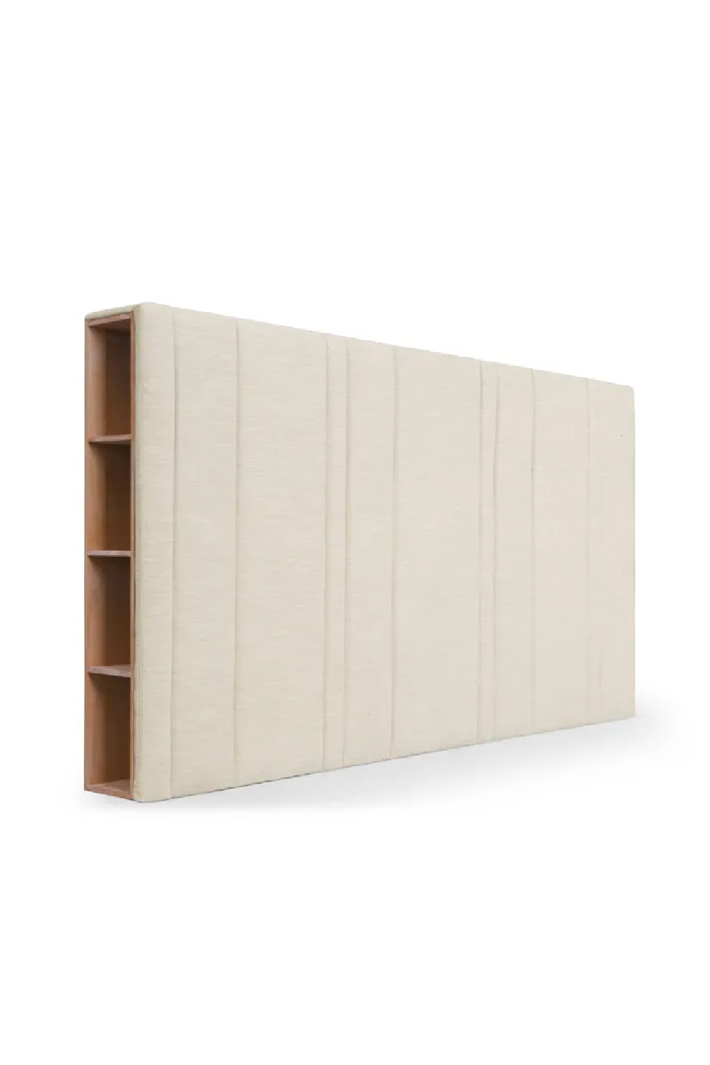 Cream King Headboard with Storage | NV Gallery Infinity | Oroa.com