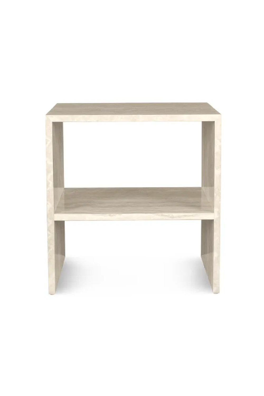 Travertine-Effect Bedside Table | NV Gallery Napoli | Oroa.com