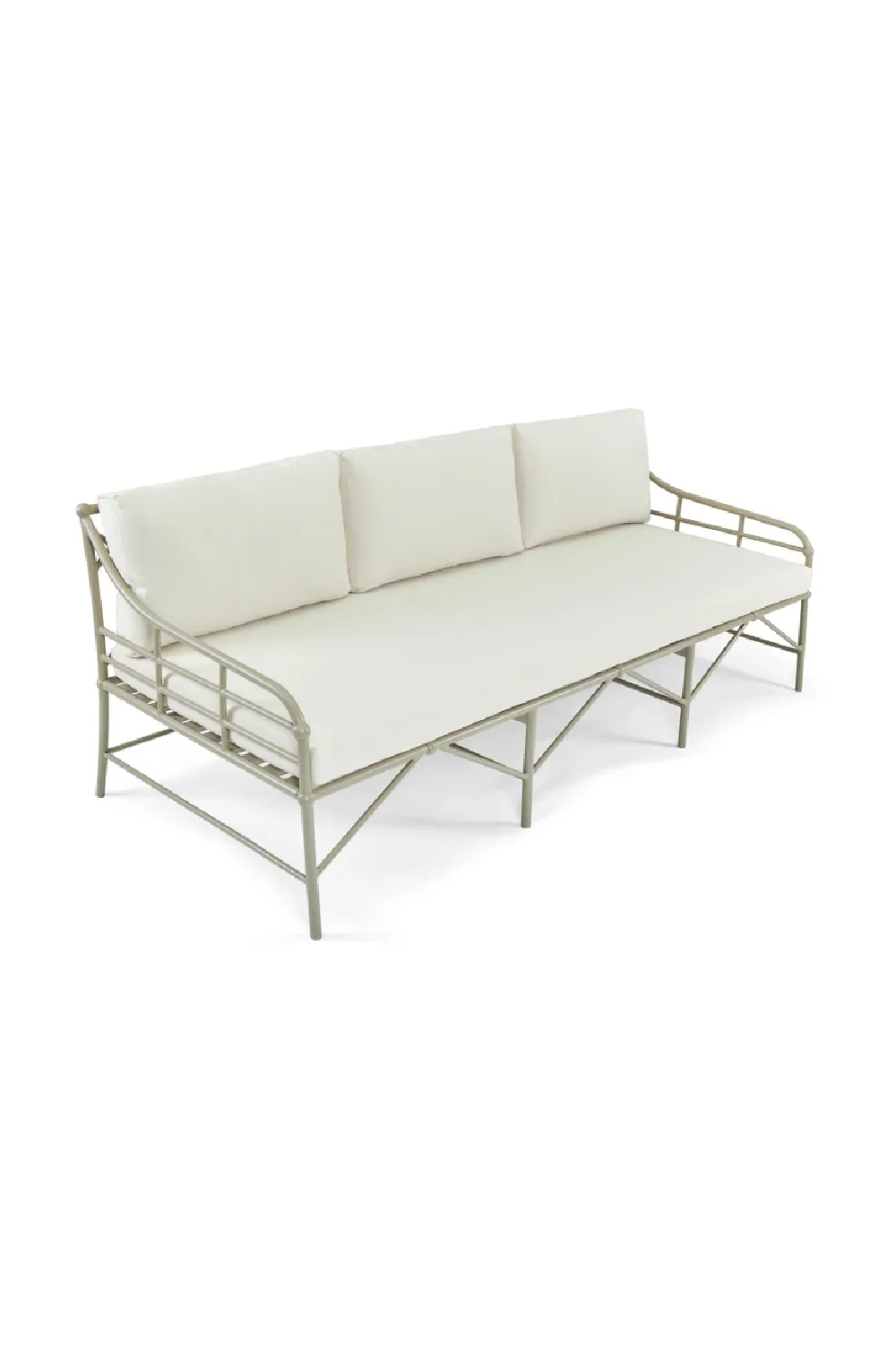 White Outdoor 3-Seater Sofa | NV Gallery Amalfi | Oroa.com