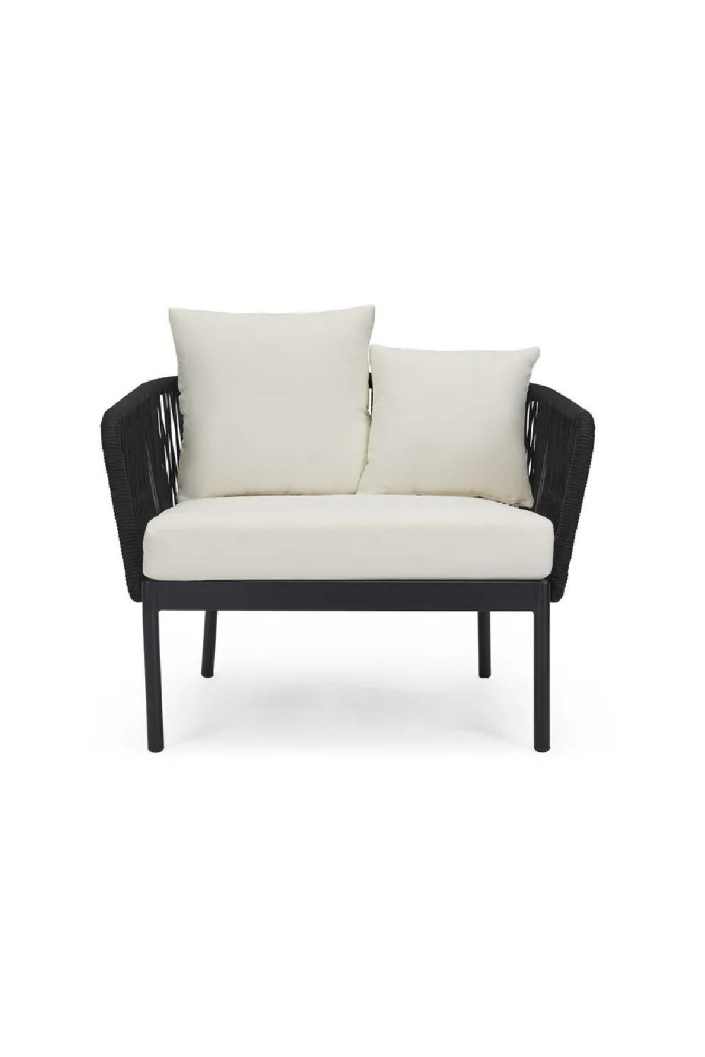 Black Rope Outdoor Armchair | NV Gallery Santa Monica | Oroa.com