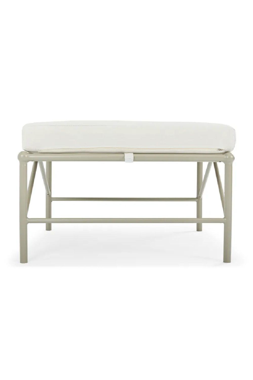 Taupe Metal Outdoor Stool | NV Gallery Amalfi | Oroa.com