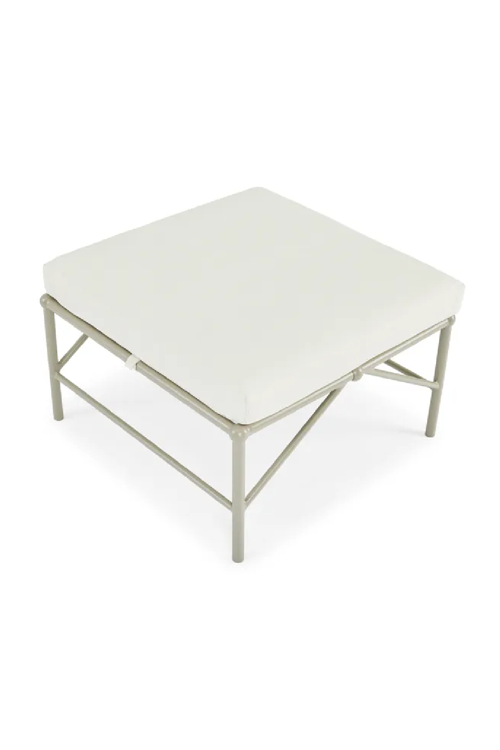 Taupe Metal Outdoor Stool | NV Gallery Amalfi | Oroa.com