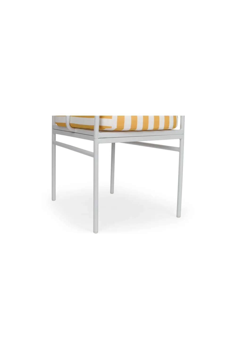 Yellow Stripes Outdoor Dining Armchair | NV Gallery Lampedusa | Oroa.com