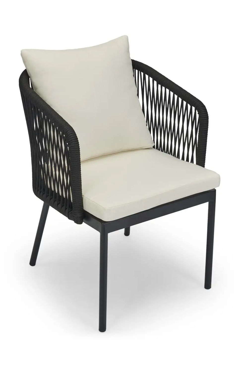 Black Rope Outdoor Chair | NV Gallery Santa Monica