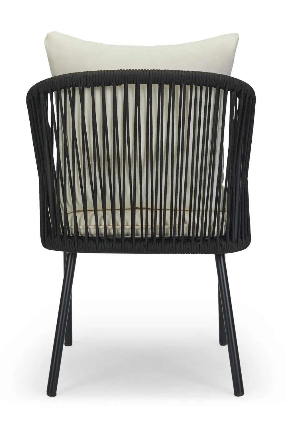Black Rope Outdoor Chair | NV Gallery Santa Monica