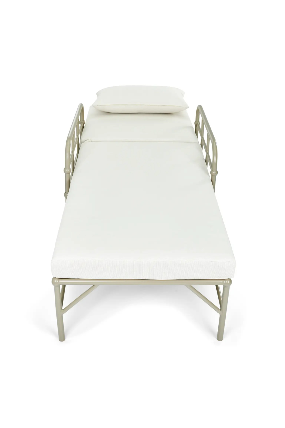 White Padded Sun Lounger | NV Gallery Amalfi | Oroa.com