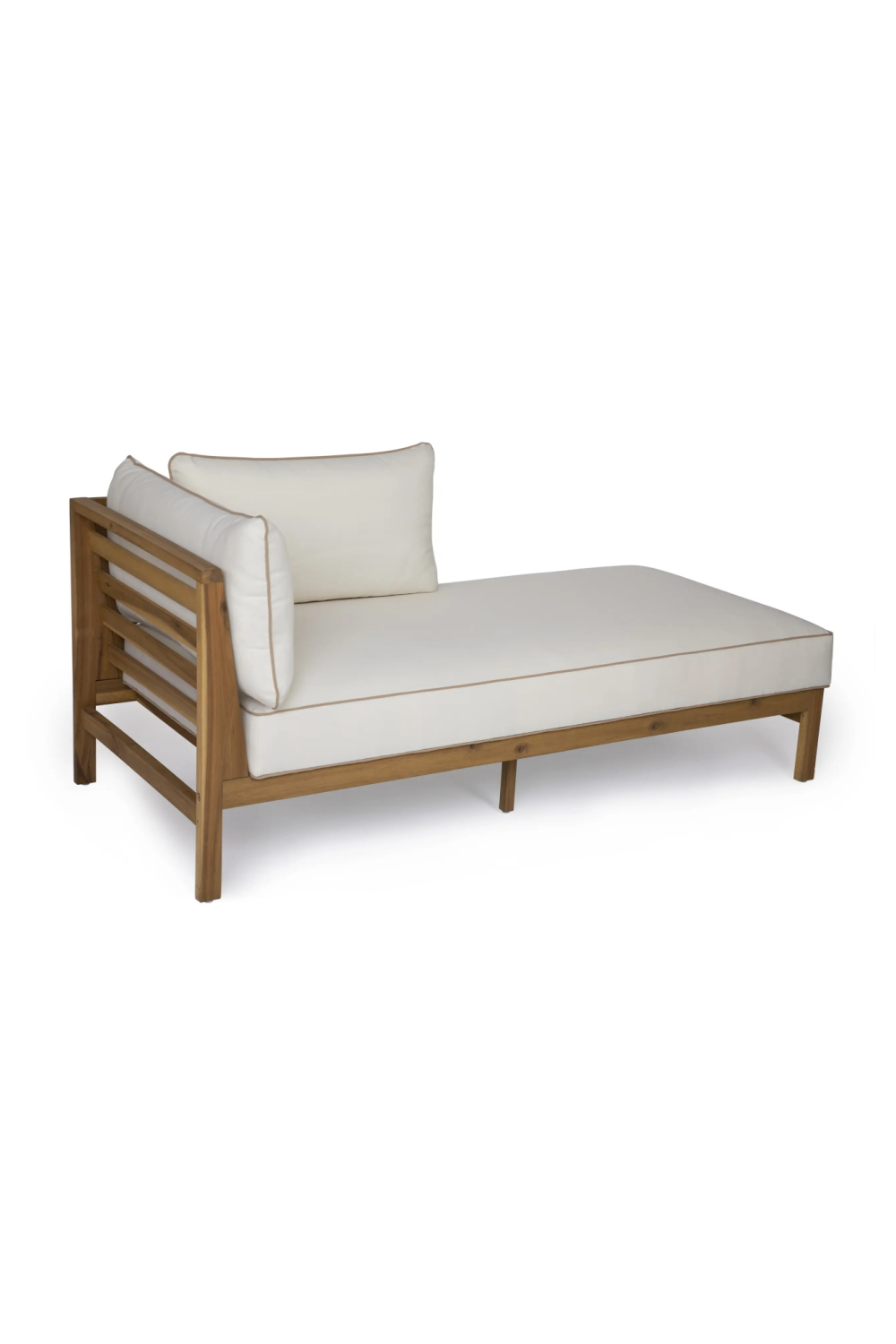 Padded Acacia Sun Lounger | NV Gallery Bayside | Oroa.com