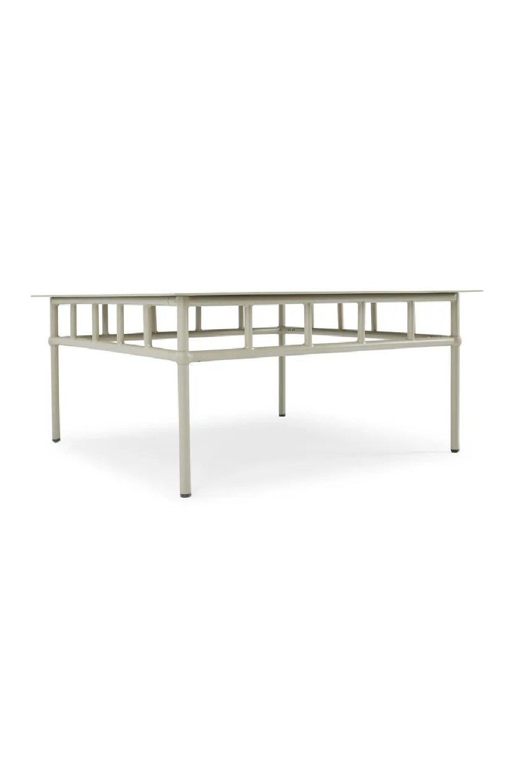Taupe Metal Outdoor Coffee Table | NV Gallery Amalfi | Oroa.com