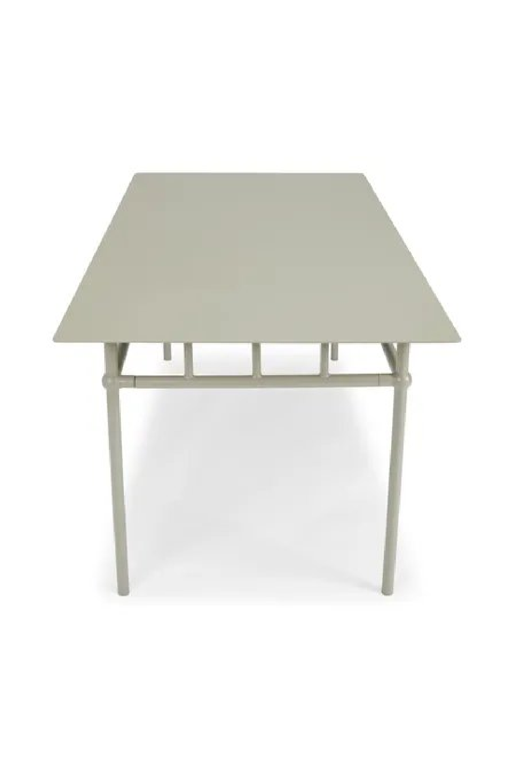 Taupe Metal Outdoor Dining Table | NV Gallery Amalfi | Oroa.com
