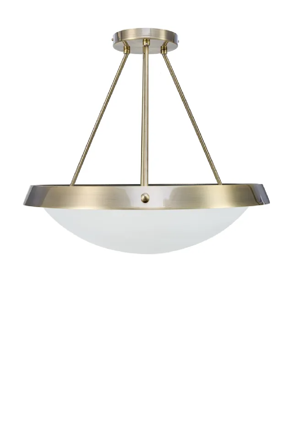 Brass Framed Glass Pendant Lamp | NV Gallery Skiey | Oroa.com