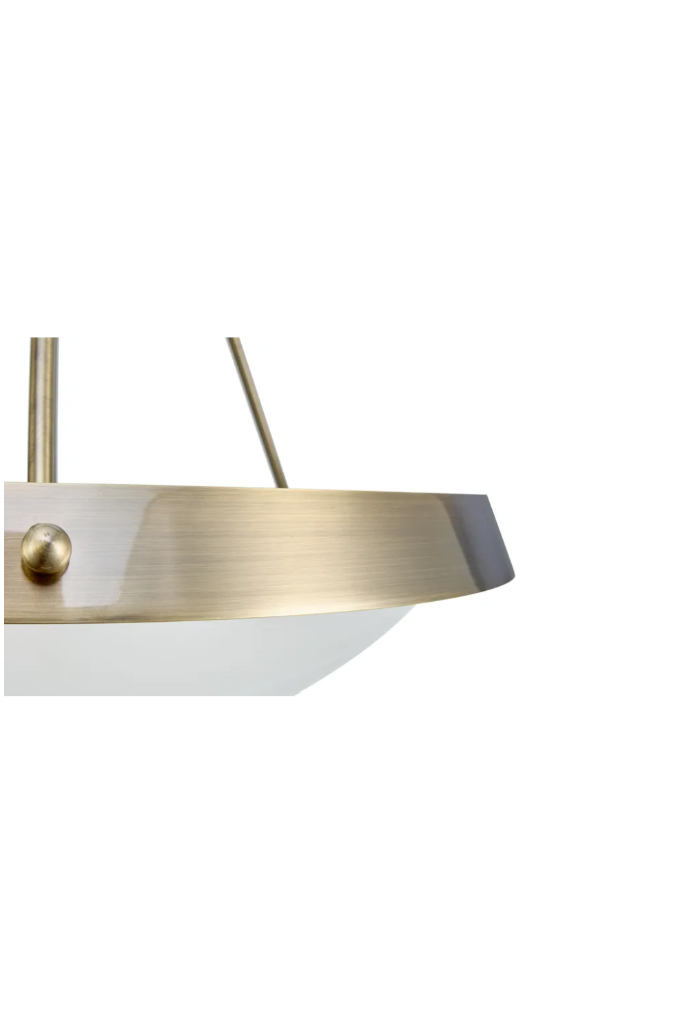 Brass Framed Glass Pendant Lamp | NV Gallery Skiey | Oroa.com