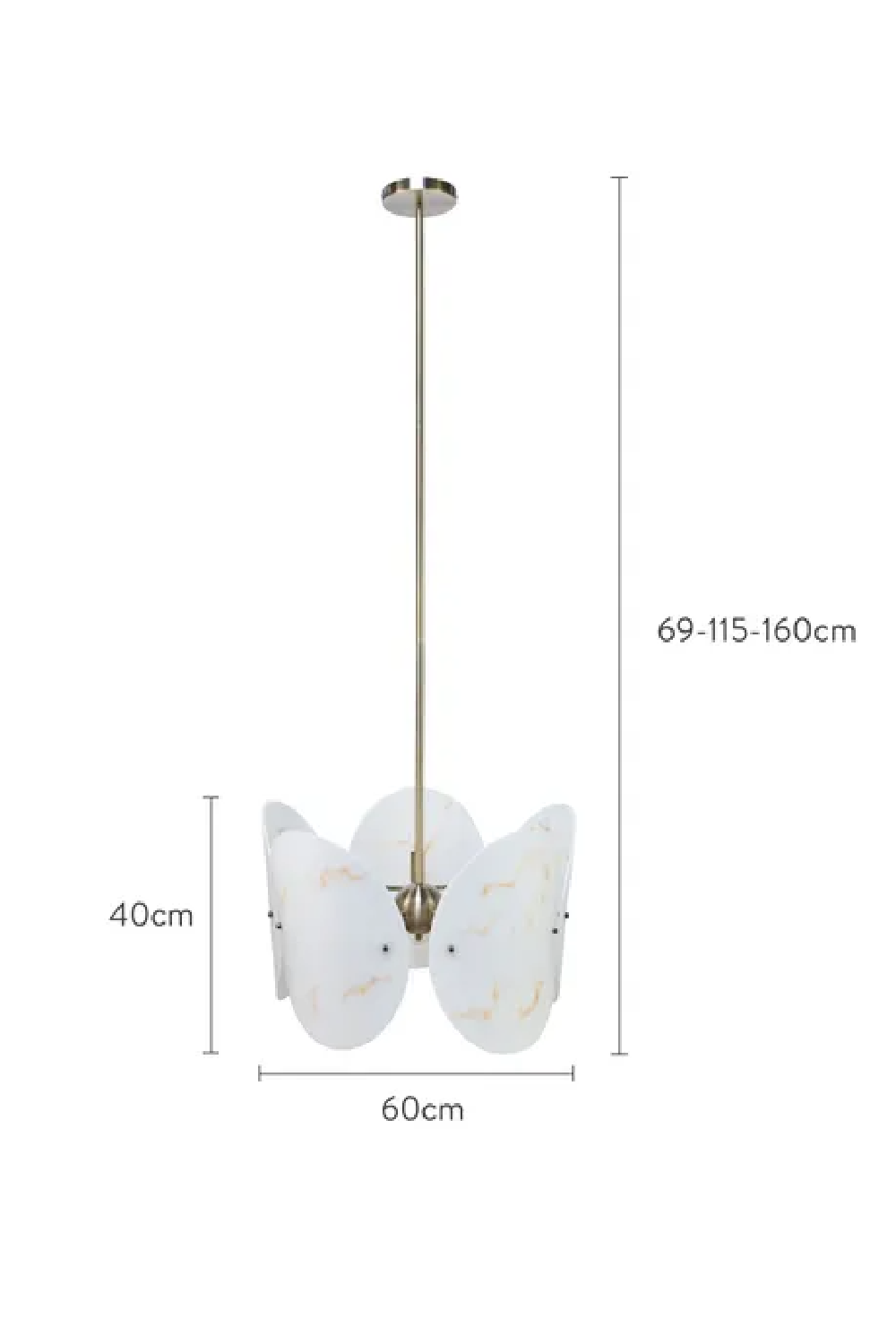 White Rounded Pendant Lamp | NV Gallery Carioca | Oroa.com