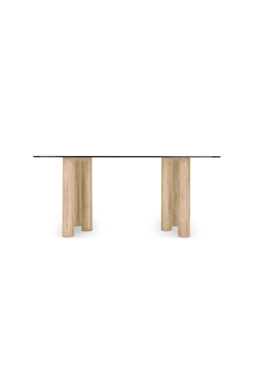 Tempered Glass Dining Table | NV Gallery Caspian | Oroa.com