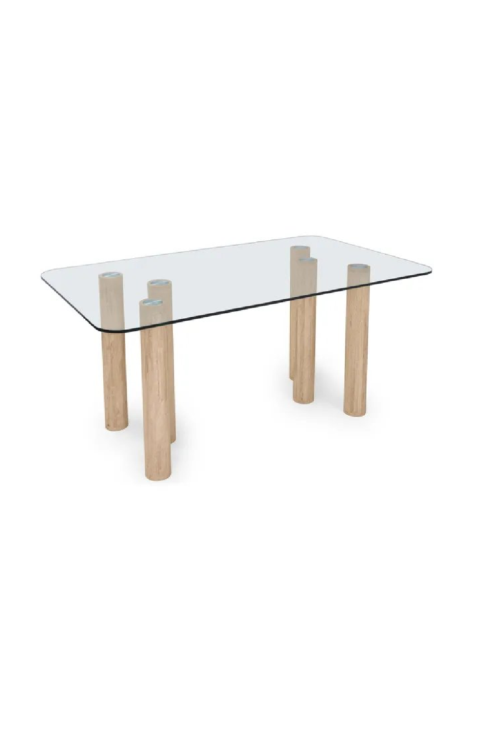 Tempered Glass Dining Table | NV Gallery Caspian | Oroa.com
