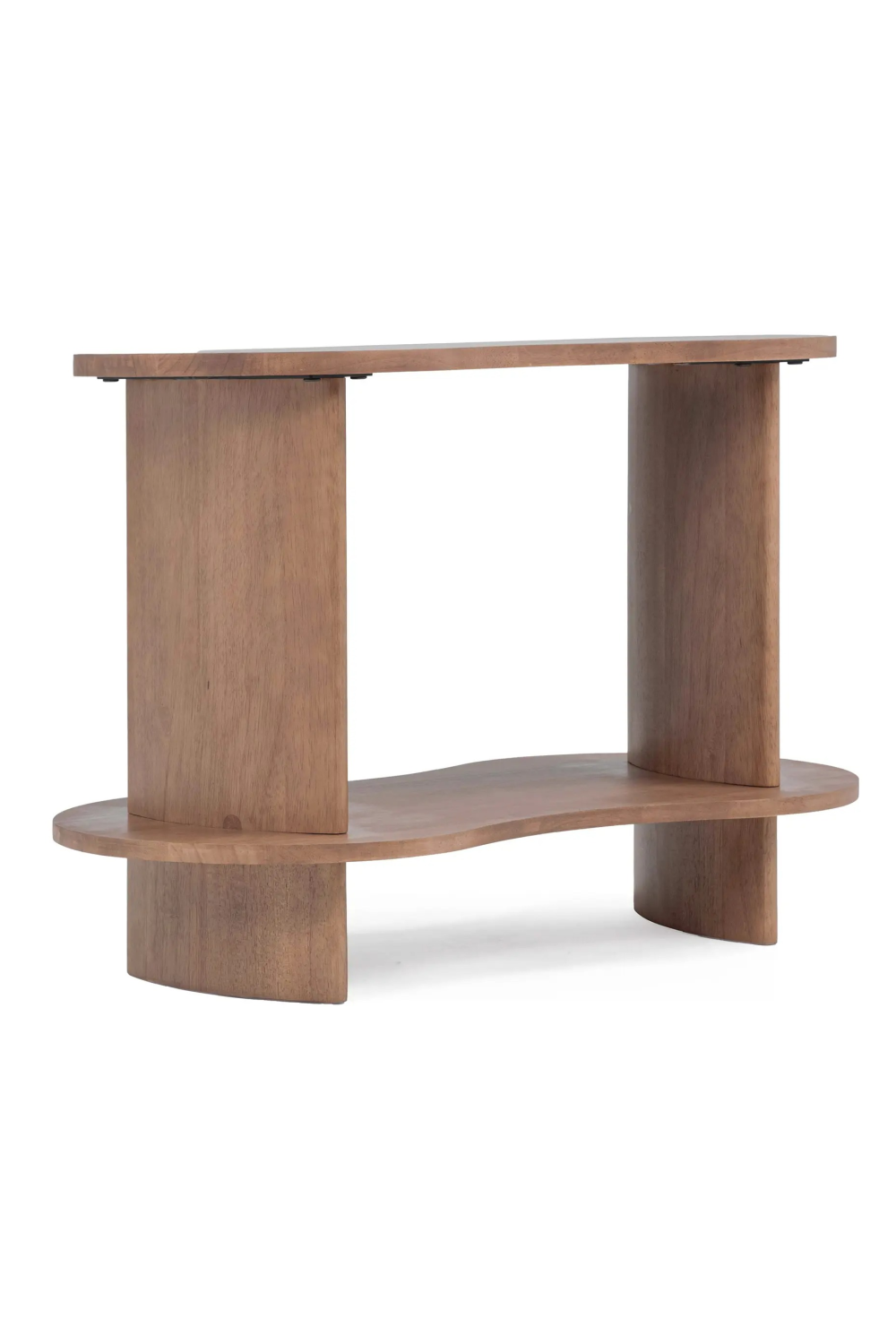 Solid Rubberwood 2-Layer Shelf | Oroa.com