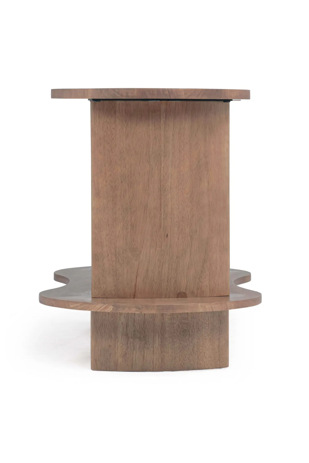 Solid Rubberwood 2-Layer Shelf | Oroa.com