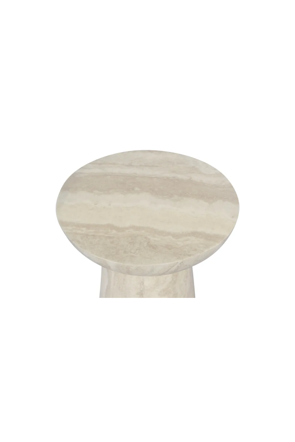 Glossy Sculptured Side Table | NV Gallery Cersei | Oroa.com