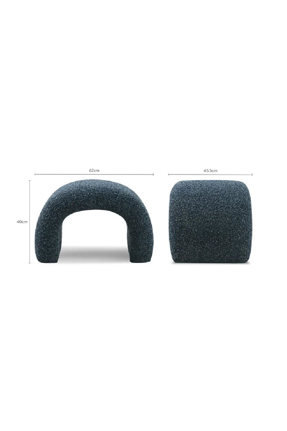 Arched Upholstered Ottoman | NV Gallery Flow | Oroa.com