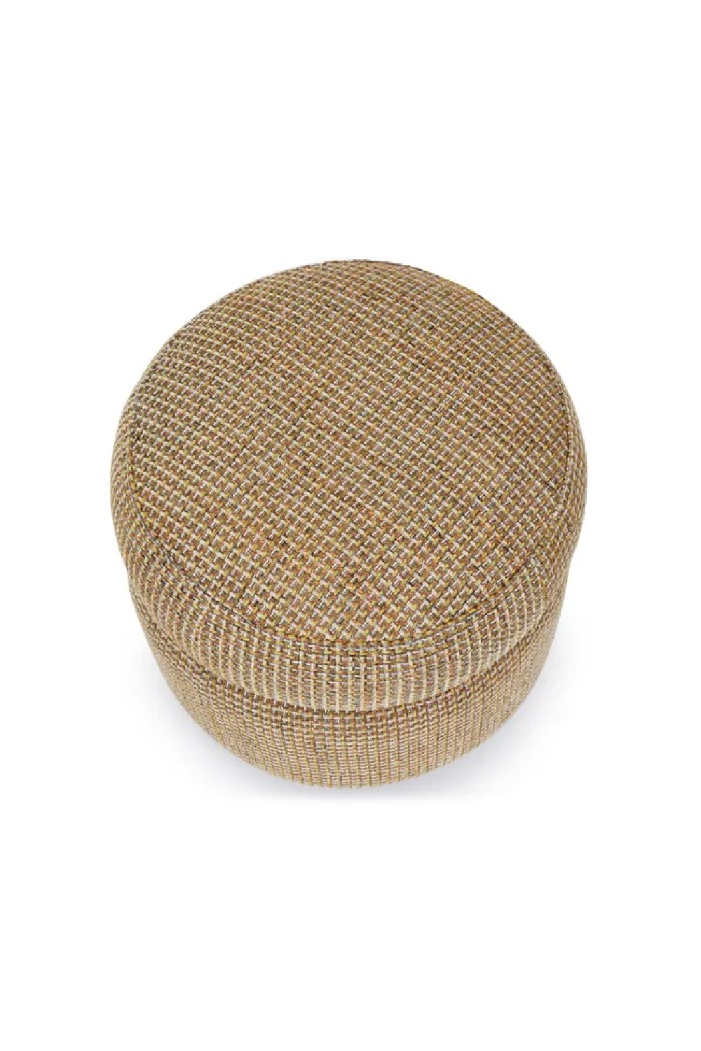 Yellow Tweed Pouf | NV Gallery Mosso | Oroa.com