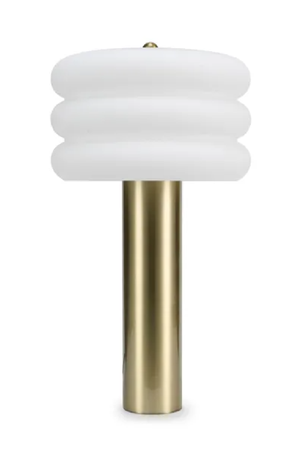 Cylindrical Brass Table Lamp | NV Gallery Houston | Oroa.com