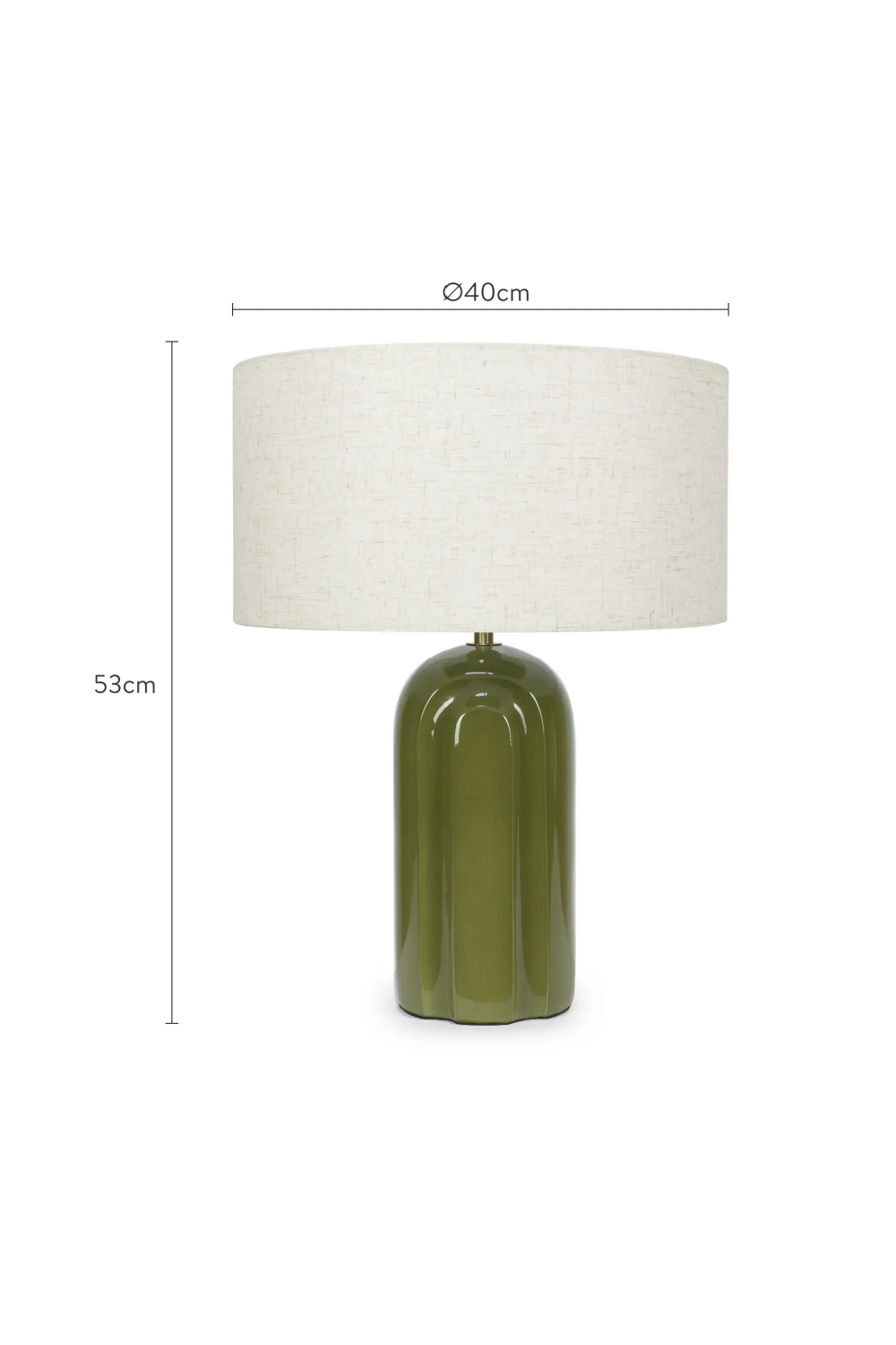 Glossy Ceramic Table Lamp | NV Gallery Leyanis | Oroa.com