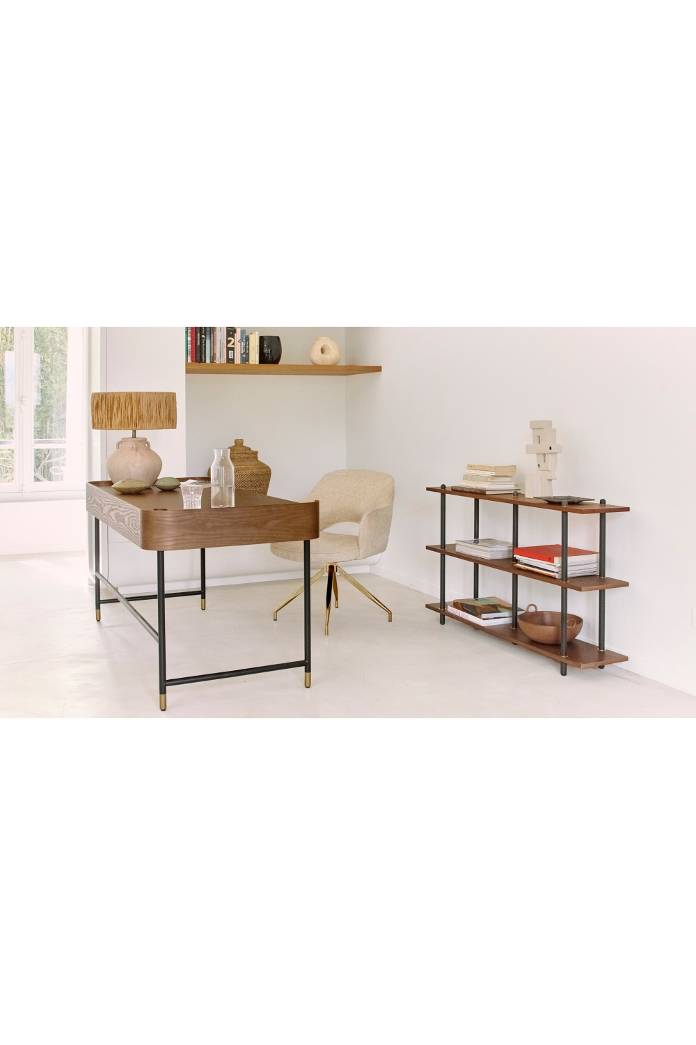 Beige Ceramic Table Lamp | NV Gallery Pompei | Oroa.com